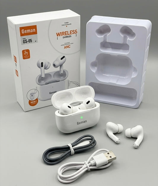 Geman Wireless Earbuds Pro - ANC + Long Battery