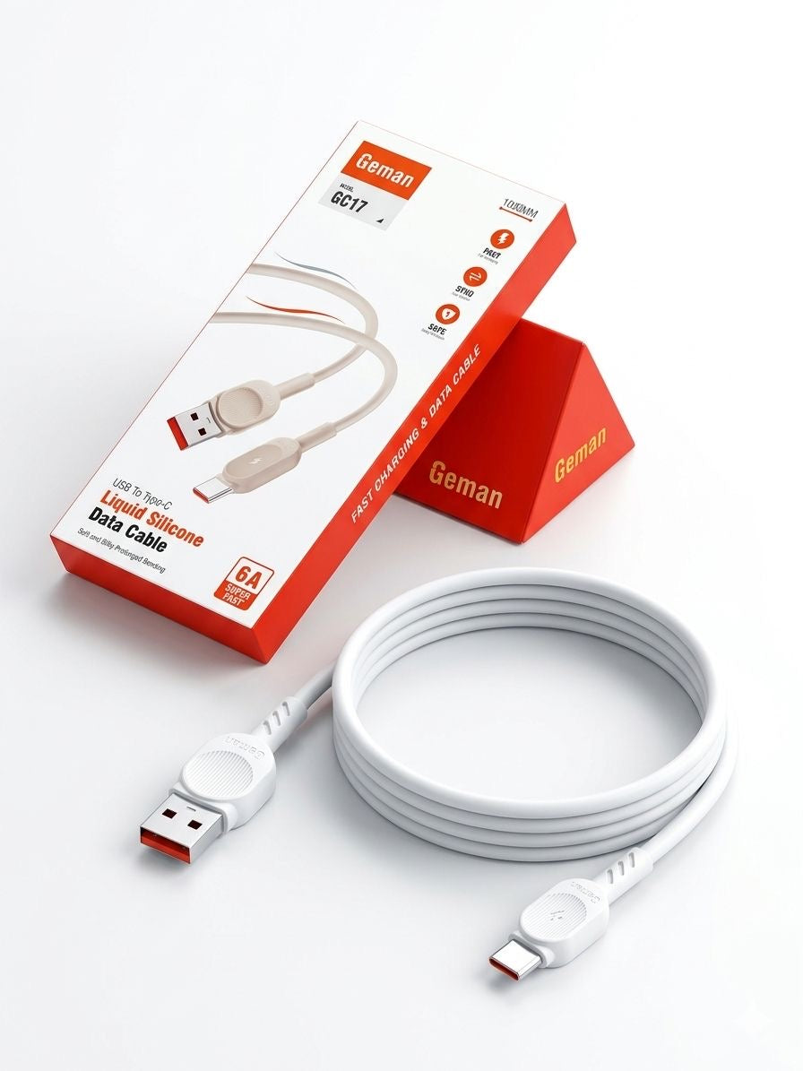 Geman 5A Super Fast Charging Elite USB Type-C Data Cable