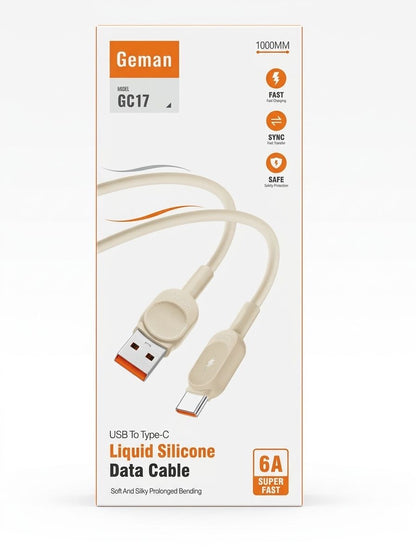 Geman 5A Super Fast Charging Elite USB Type-C Data Cable
