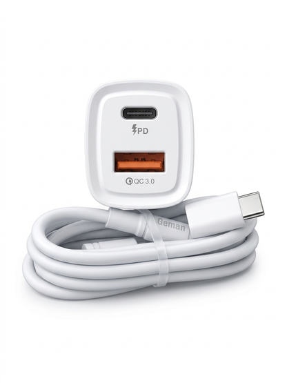 Geman Fast Charger 30W  Dual USB Ports G-181