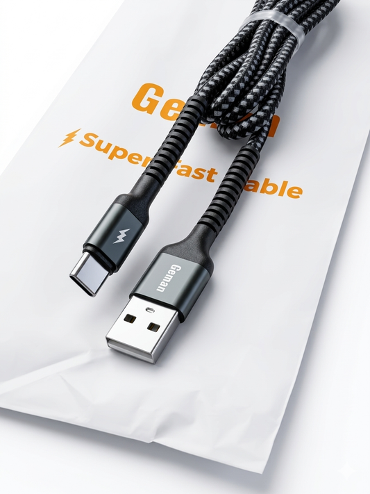 Geman 6A Super Fast Charging Elite USB Type-C Data Cable