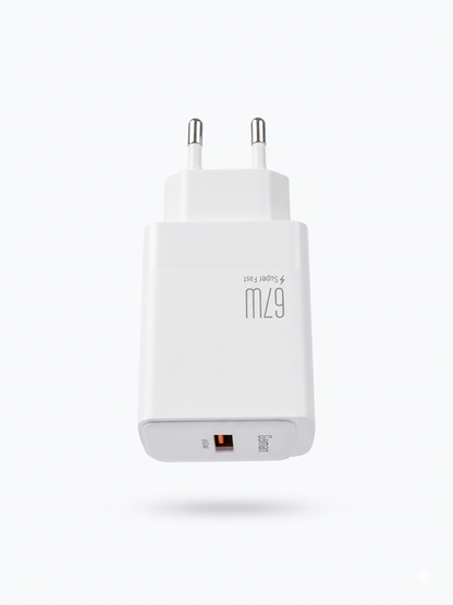 67W Super Fast Charger G189 – Type-C Turbo Flash Charger for Android & iPhone