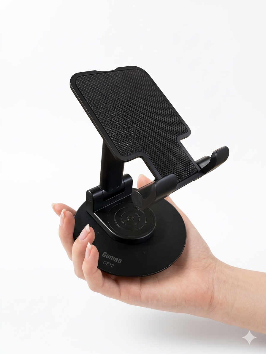 Geman 360° Aluminum Folding Desktop Phone Stand