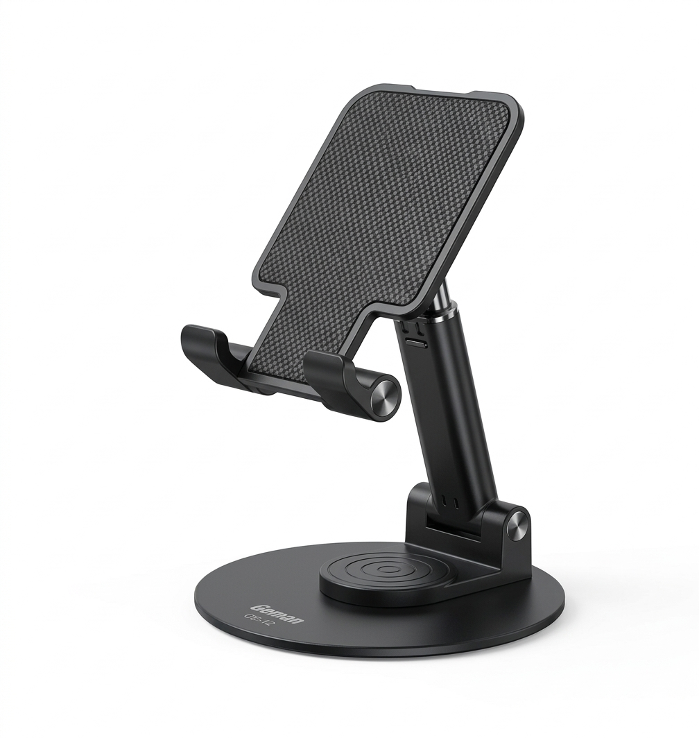 Geman 360° Aluminum Folding Desktop Phone Stand