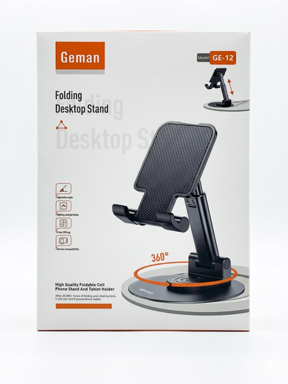 Geman 360° Aluminum Folding Desktop Phone Stand