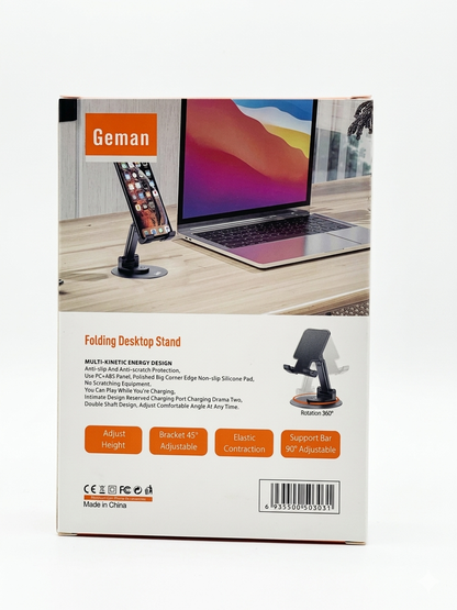 Geman 360° Aluminum Folding Desktop Phone Stand