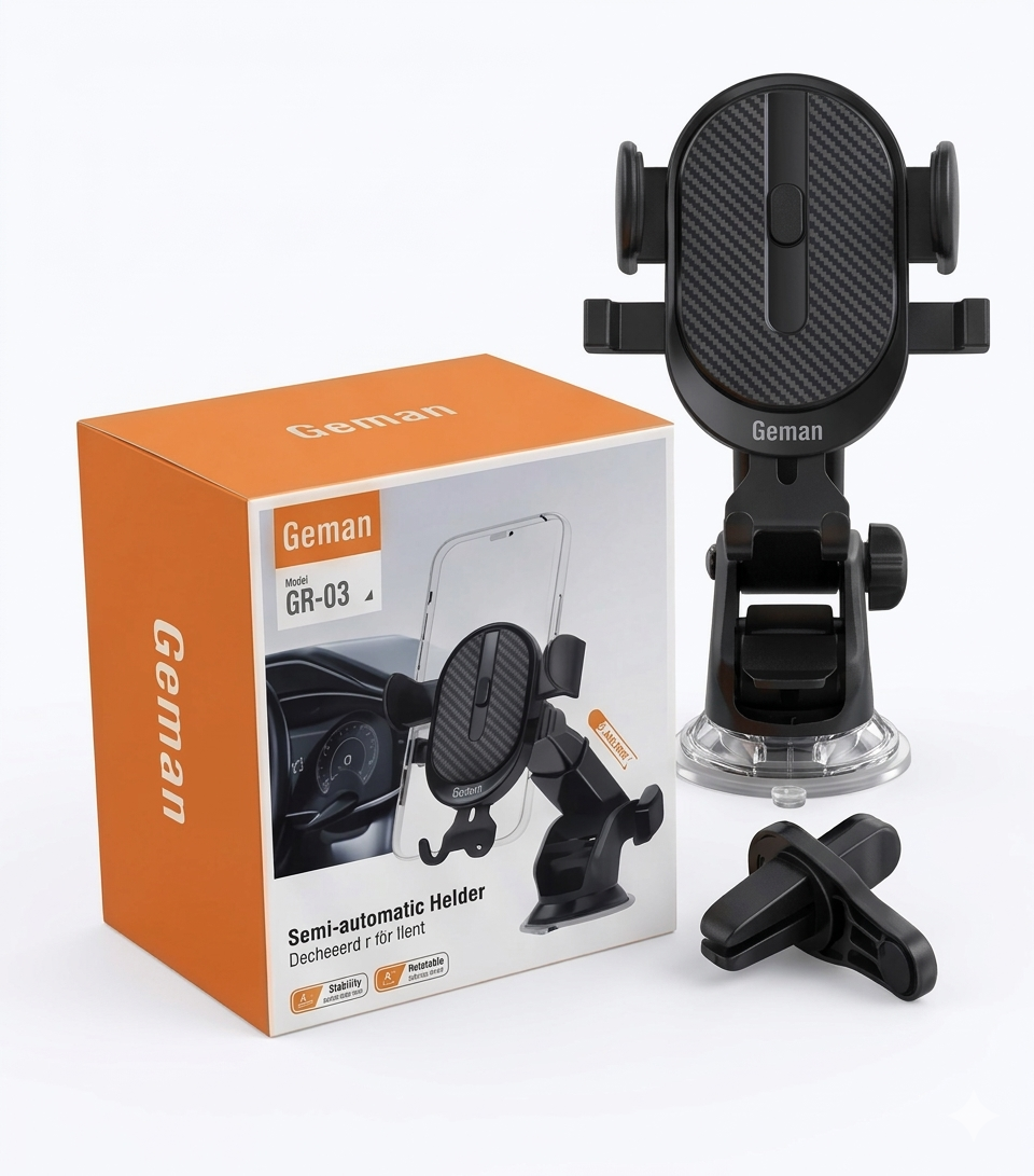 Geman GR-03 Universal Adjustable Car Mobile Holder with Long Arm
