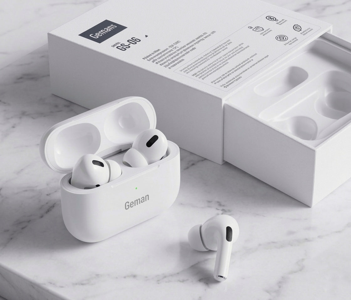 Geman Wireless Earbuds Pro - ANC + Long Battery